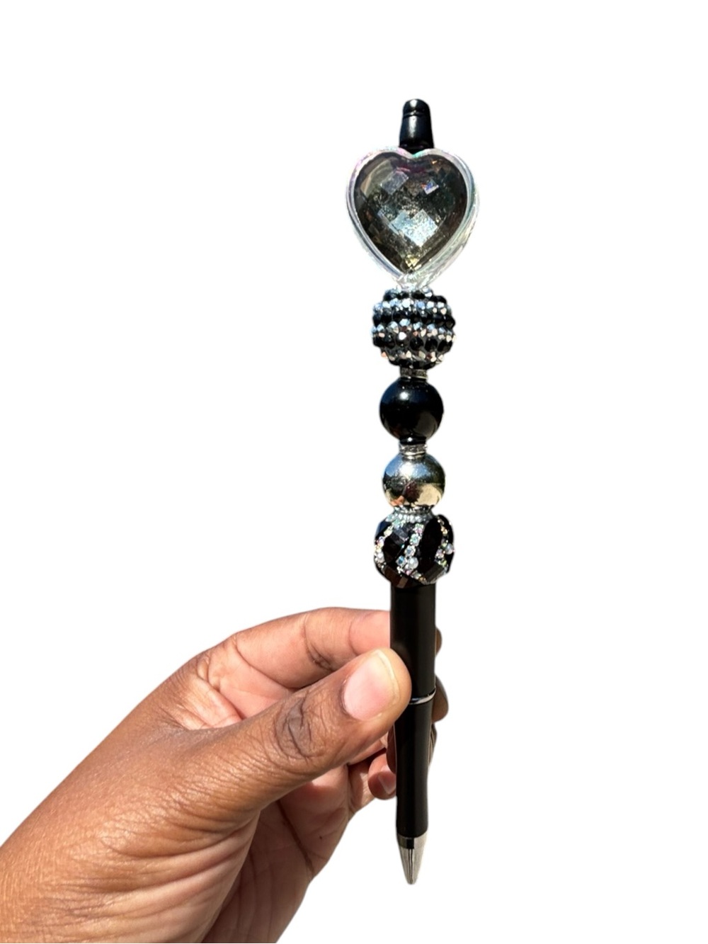 Handcrafted  Heart Beaded Pen